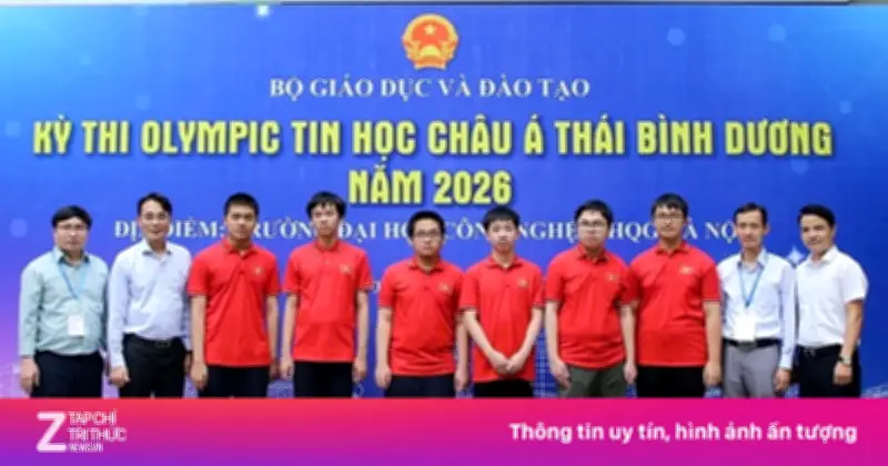 Việt Nam thắng lớn tại Olympic Tin học châu Á - Thái Bình Dương 2026