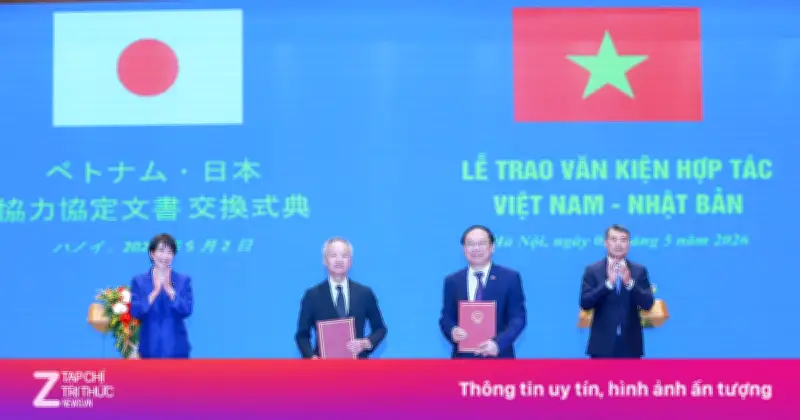 Việt Nam và Nhật Bản ký kết loạt văn kiện hợp tác mới