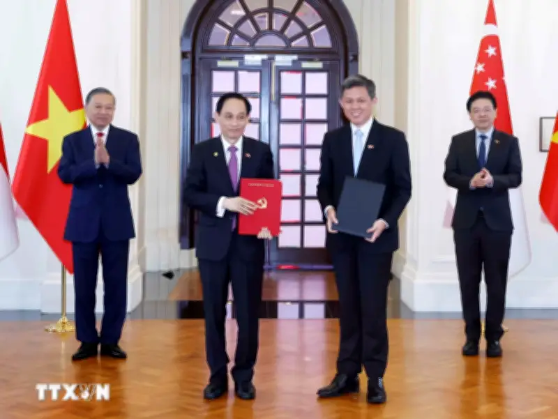Việt Nam và Singapore ký kết hàng loạt văn kiện hợp tác