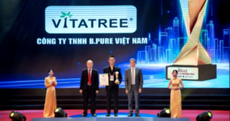 Vitatree vinh dự nhận giải 'Top 10 Thương hiệu tốt nhất Việt Nam 2026'