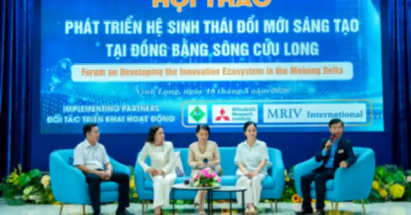 VLUTE tổ chức hội thảo phát triển hệ sinh thái đổi mới sáng tạo ĐBSCL