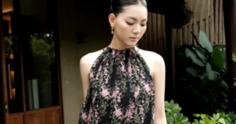 Váy hoa xếp tầng: Nét lãng mạn cho tủ đồ mùa hạ