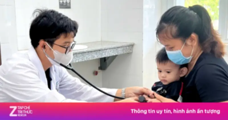 Xã Bắc Tân Uyên khám sức khỏe cho trẻ dưới 2 tuổi