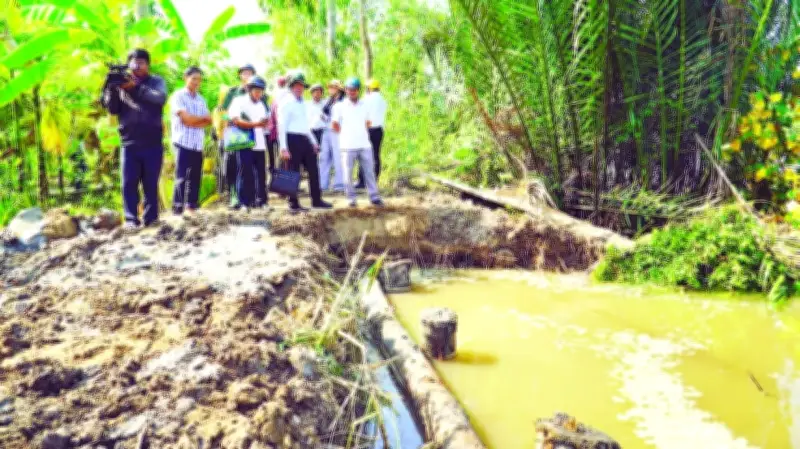 Xã Nhơn Mỹ, Cần Thơ: 69 đoạn sạt lở bờ sông, thiệt hại nặng nề