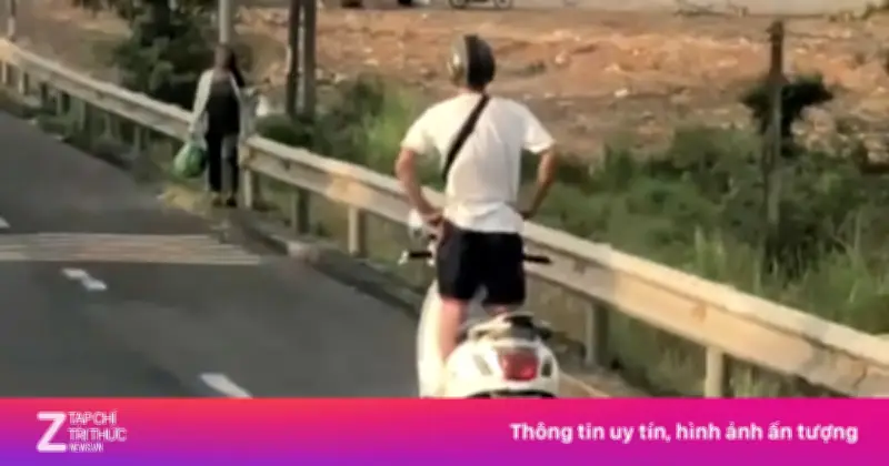 Xác minh clip nam thanh niên buông tay đứng trên xe máy khi đổ đèo