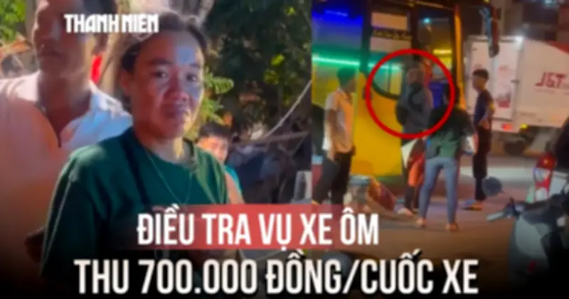 Xe ôm thu 700.000 đồng/cuốc: Công an vào cuộc xác minh