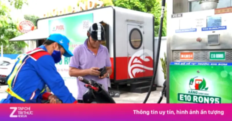 Đề xuất cơ chế tính giá xăng E10 từ ngày 1/6, dựa trên RON95 và ethanol