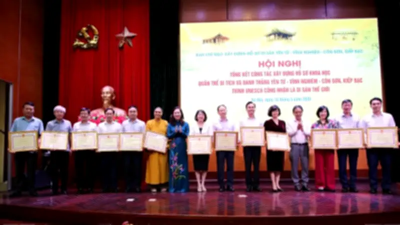 Yên Tử-Vĩnh Nghiêm-Côn Sơn, Kiếp Bạc chính thức là Di sản thế giới