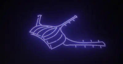 400 drone thắp sáng bầu trời Đồng Nai mừng lên thành phố