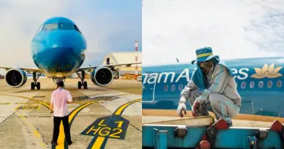 78°C trên sân đỗ Nội Bài: Câu chuyện người làm việc thầm lặng giữa nắng nóng
