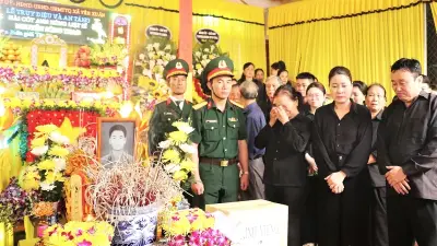 Anh hùng Nguyễn Sông Thao được đưa về quê nhà an táng sau hơn 40 năm hy sinh