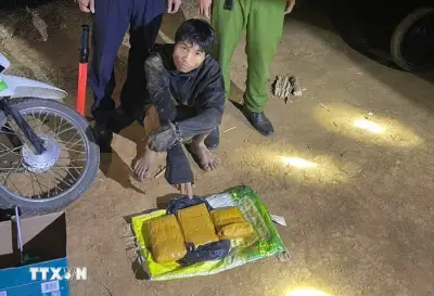 Bắt đối tượng vận chuyển 16.000 viên nghi ma túy tổng hợp từ Lào về Việt Nam