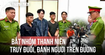 Bắt khẩn cấp nhóm thanh niên dùng nón bảo hiểm đánh người đi đường