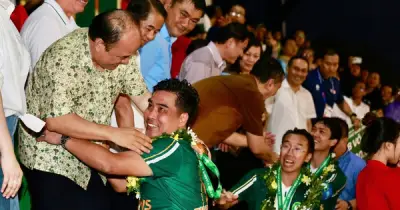 Bầu Sơn thỏa nguyện cùng Trường Tươi Đồng Nai lên V-League sau 3 năm chờ đợi