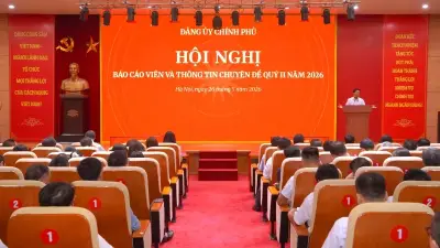 Hội nghị báo cáo viên tháng 6/2026: Quán triệt Quy định 19-QĐ/TW và tình hình Biển Đông