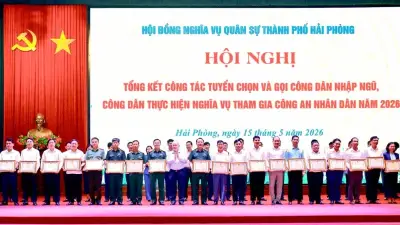 Hải Phòng hoàn thành 100% chỉ tiêu tuyển quân năm 2026