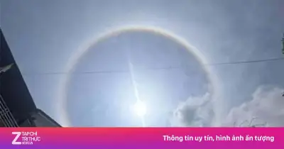 Hiện tượng quầng sáng bao quanh Mặt Trời ở Nghệ An: Chuyên gia nói gì?