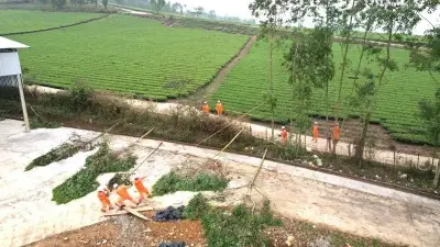 Điện lực Trấn Yên chủ động phòng chống thiên tai mùa mưa bão 2026