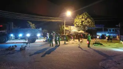 Đắk Lắk: Xe ben tông xe máy, 2 thanh niên tử vong trên tỉnh lộ 8