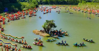 Khai hội sắc vàng Tam Cốc - Tràng An 2026: Tri ân đức Thần Nông