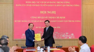 Ông Phạm Tất Thắng giữ chức Bí thư Đảng ủy Ban Tuyên giáo và Dân vận Trung ương