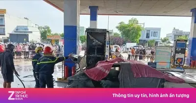 Đà Nẵng: Nguyên nhân vụ cháy ô tô tại cây xăng khiến 2 người tử vong