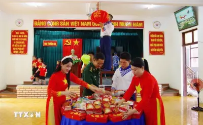 Rộn ràng Tết Thiếu nhi ở đặc khu Trường Sa, lan tỏa yêu thương nơi đầu sóng