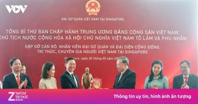 Tổng Bí thư, Chủ tịch nước Tô Lâm gặp gỡ người Việt tại Singapore