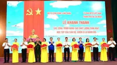 TP.HCM bàn giao công trình ý nghĩa tại Lữ đoàn 955