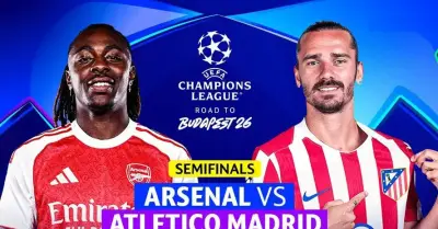Trực tiếp bóng đá Arsenal vs Atletico Madrid bán kết Champions League