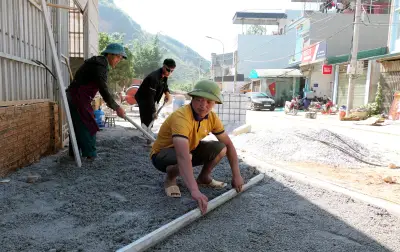 Xã Đồng Văn giải ngân vốn đầu tư công đạt 70% kế hoạch