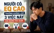 3 điều người EQ cao tránh làm khi nóng giận để không hối hận