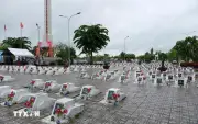 An Giang lấy mẫu sinh phẩm hai cột liệt sỹ chưa xác định danh tính