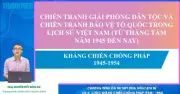 Bí quyết ôn thi THPT 2026 môn Lịch sử: Chuyên đề 4 Kháng chiến chống Pháp