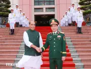 Bộ trưởng Quốc phòng Ấn Độ Rajnath Singh thăm chính thức Việt Nam