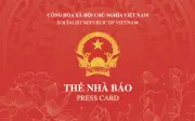 Bộ VHTTDL ban hành mẫu thẻ nhà báo 2026 với thiết kế mới