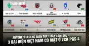 Ba đại diện Việt Nam vào VCK PGS 4 AnyOne's Legend: Bùng nổ giành Top 1