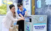 Bàn ghế từ vỏ hộp sữa và xu hướng tái chế bao bì tại Việt Nam