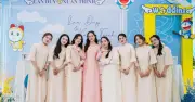 Cô dâu Tây Ninh 'thổi hồn' Doraemon vào lễ đính hôn, khách mời thích thú