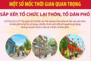 Chỉ thị mới về sắp xếp thôn, tổ dân phố và chính sách cho người không chuyên trách