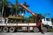 Chiếc xe tăng nửa thế kỷ dưới lòng sông được đưa về Bảo tàng Quân sự