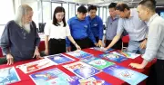 Chung khảo cuộc thi sáng tác tranh cổ động Đại hội Đoàn XIII