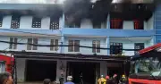 Cháy kho điện máy ở Hóc Môn, nhiều tài sản hư hỏng