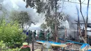 Cháy lớn tại Cà Mau, Biên phòng kịp thời dập lửa cứu tài sản