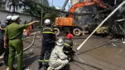 Cháy nhà hàng ở Hà Nội, một người tử vong