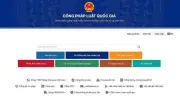 Cổng Pháp luật quốc gia ghi nhận hơn 3 triệu lượt truy cập sau một năm vận hành