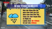 Cảnh báo mưa lớn diện rộng tại Bắc Bộ và Thanh Hóa, Nghệ An