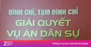 Cuốn sách 'Đình chỉ, tạm đình chỉ giải quyết vụ án dân sự' ra mắt