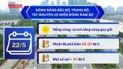 Dự báo đợt nắng nóng diện rộng ở miền Bắc kéo dài đến ngày 27/5