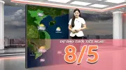 Dự báo thời tiết hôm nay: Bắc Bộ mưa dông, đề phòng lốc sét